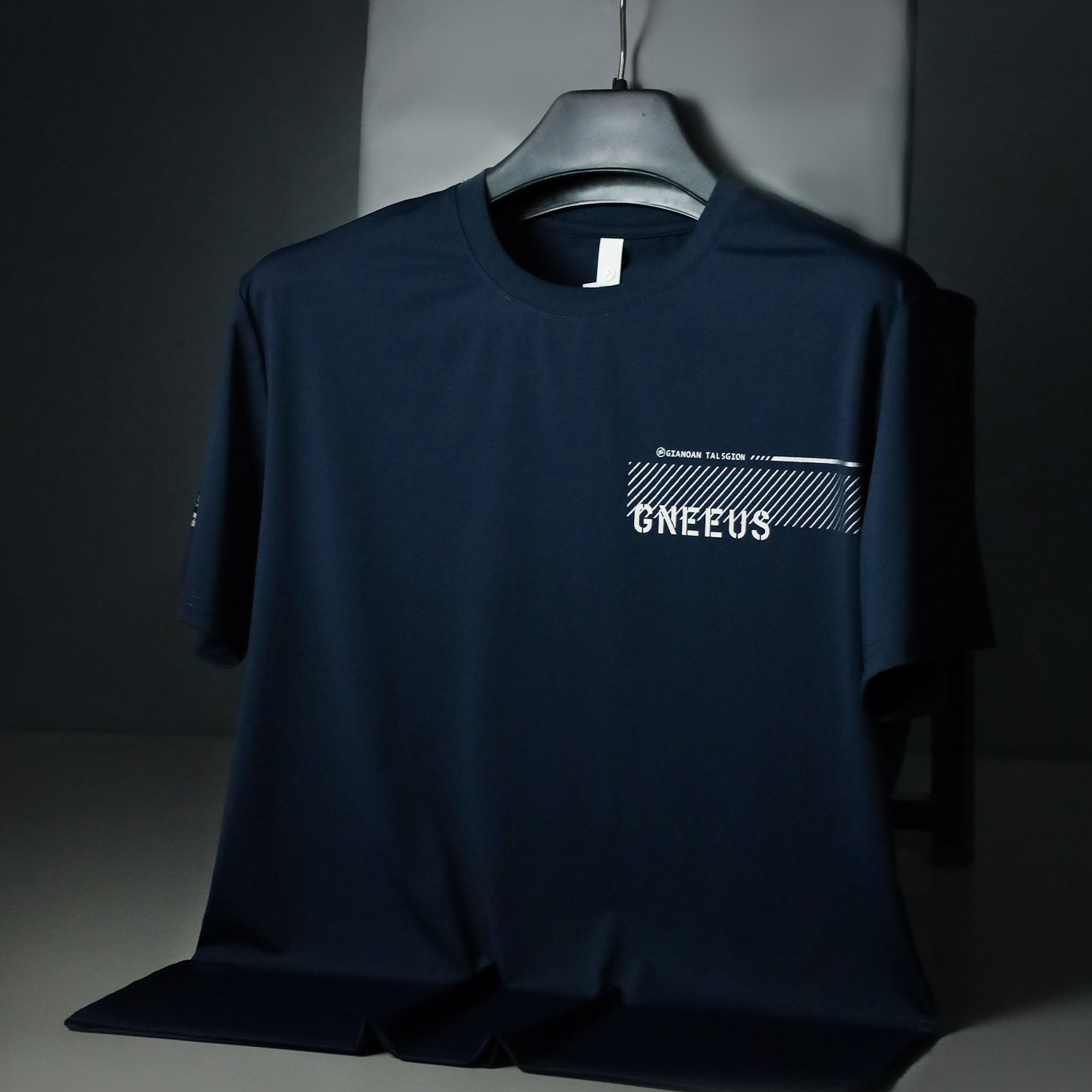 Cotton Blend Round Neck T-shirt