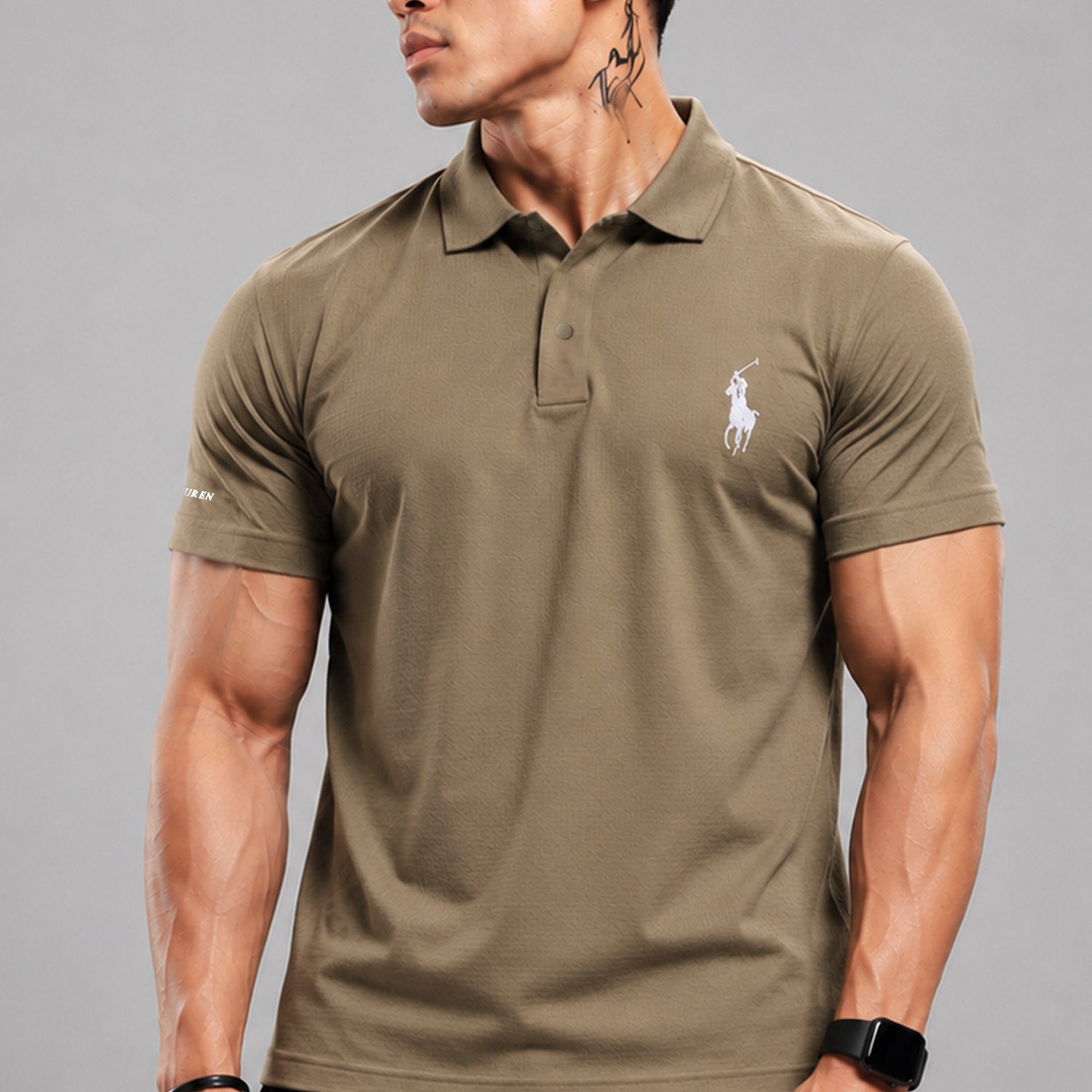 Rph Lren Performance Imp Dry-Fit Polo
