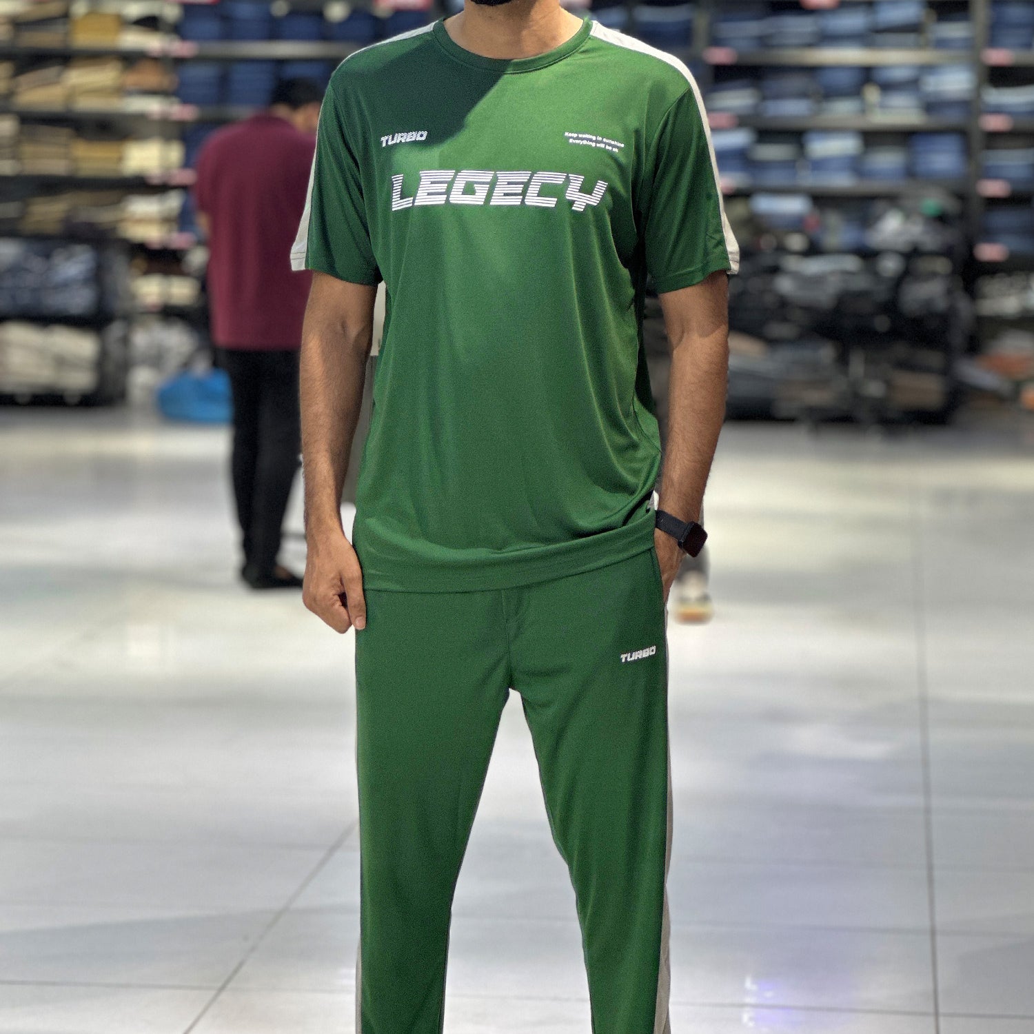 Turbo Legecy contrasting stripes Men's Tracksuit