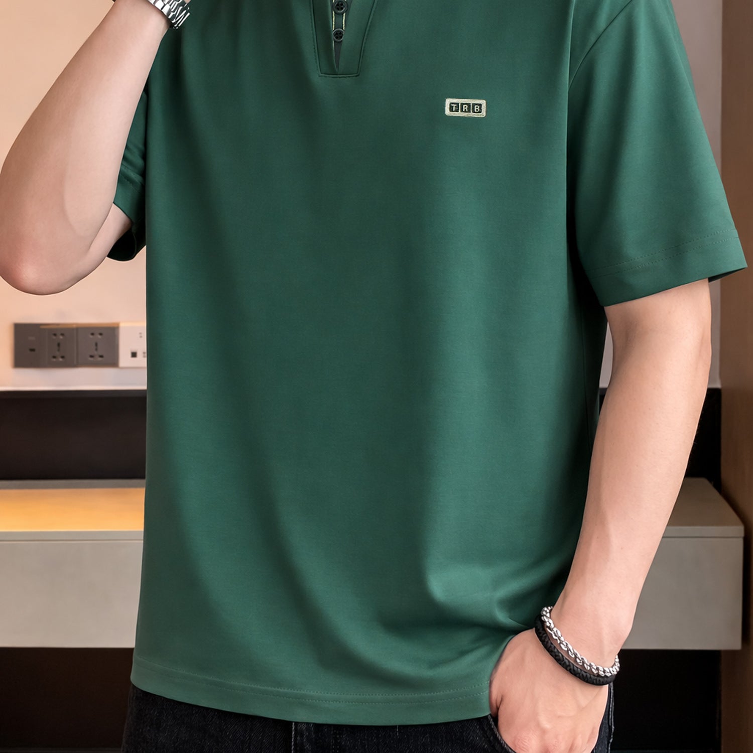 Turbo TRB Club V-Neck Men's Tee