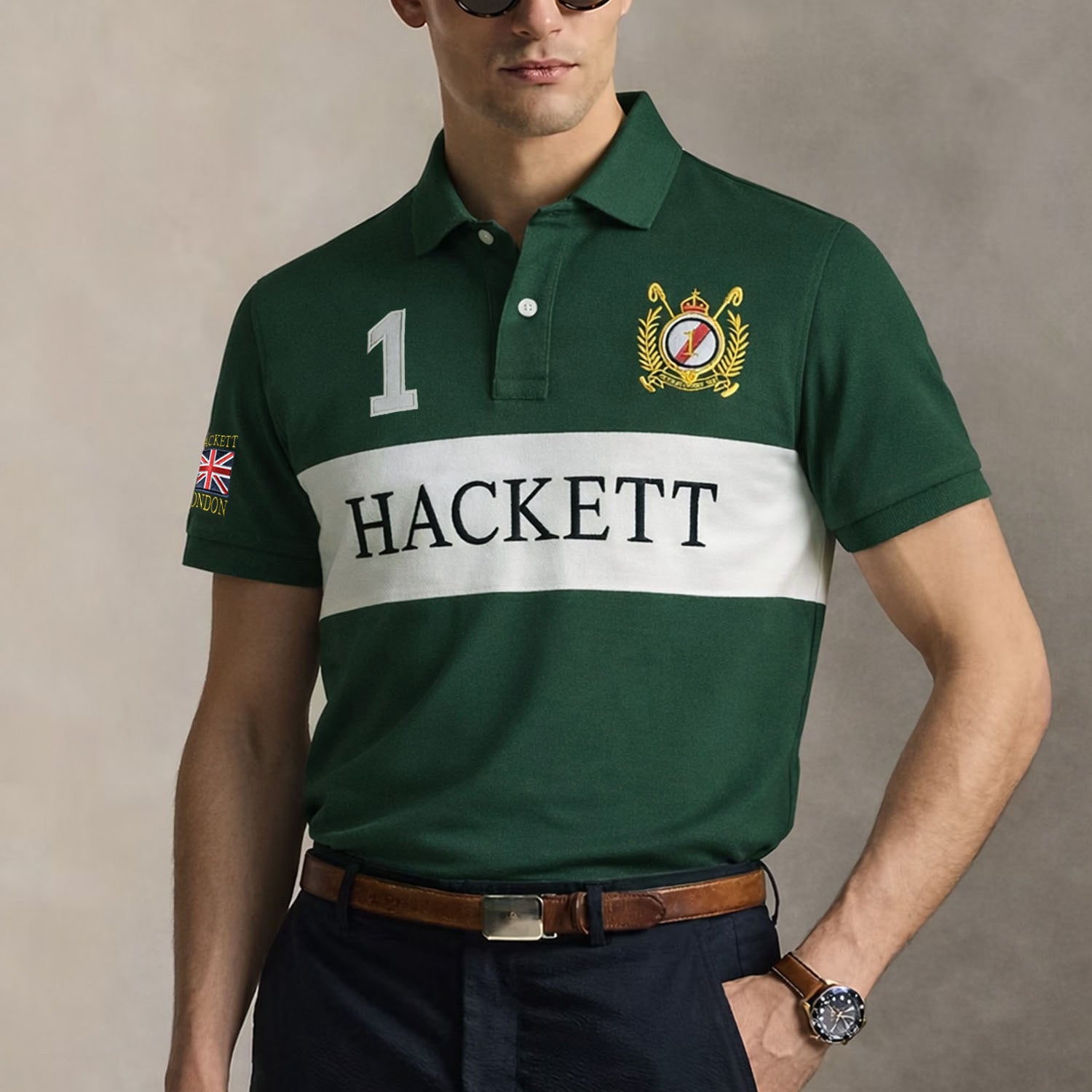 Hcket Classic Fit Men's Polo Shirt