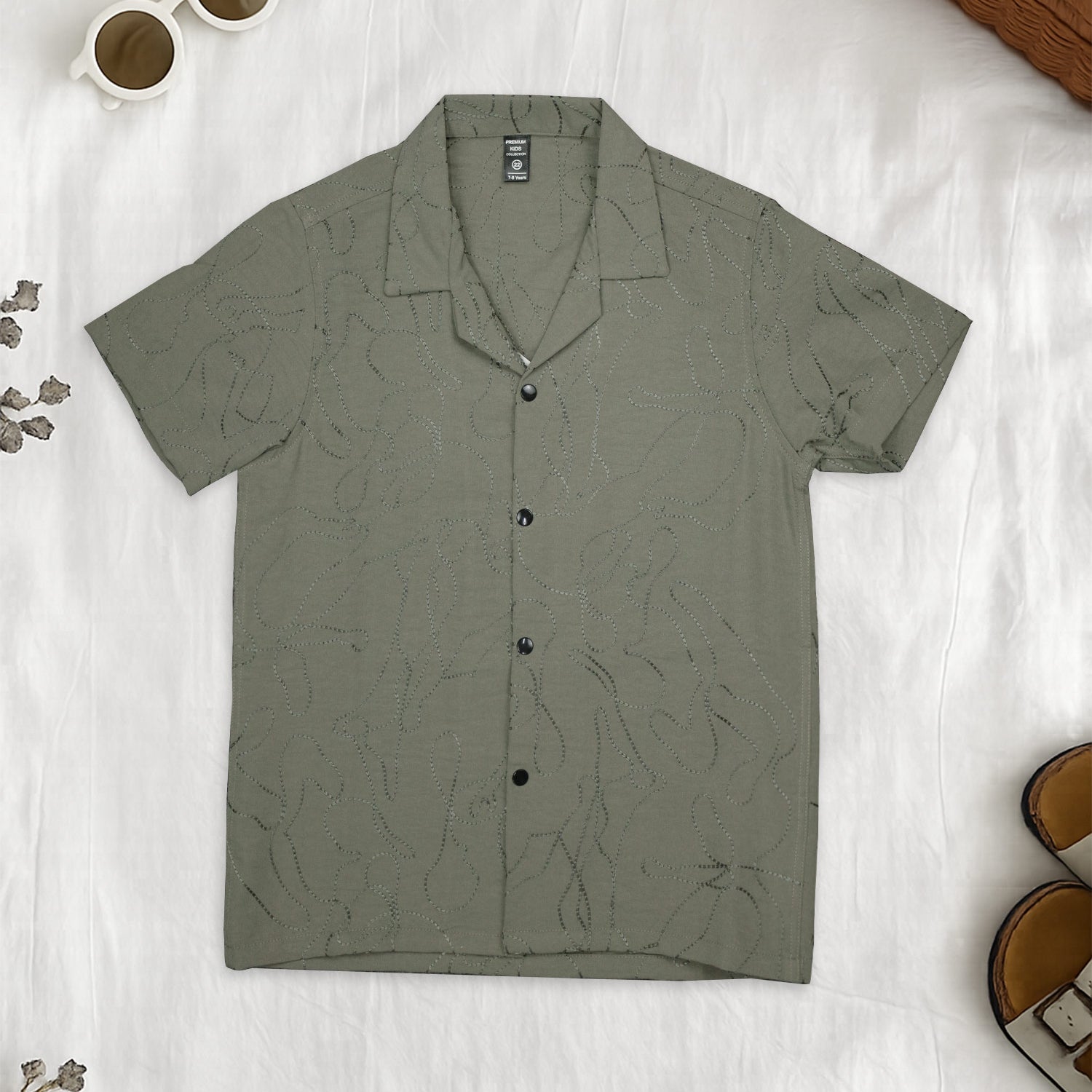 Turbo Regular-Fit Younger Kids Casual-Shirt