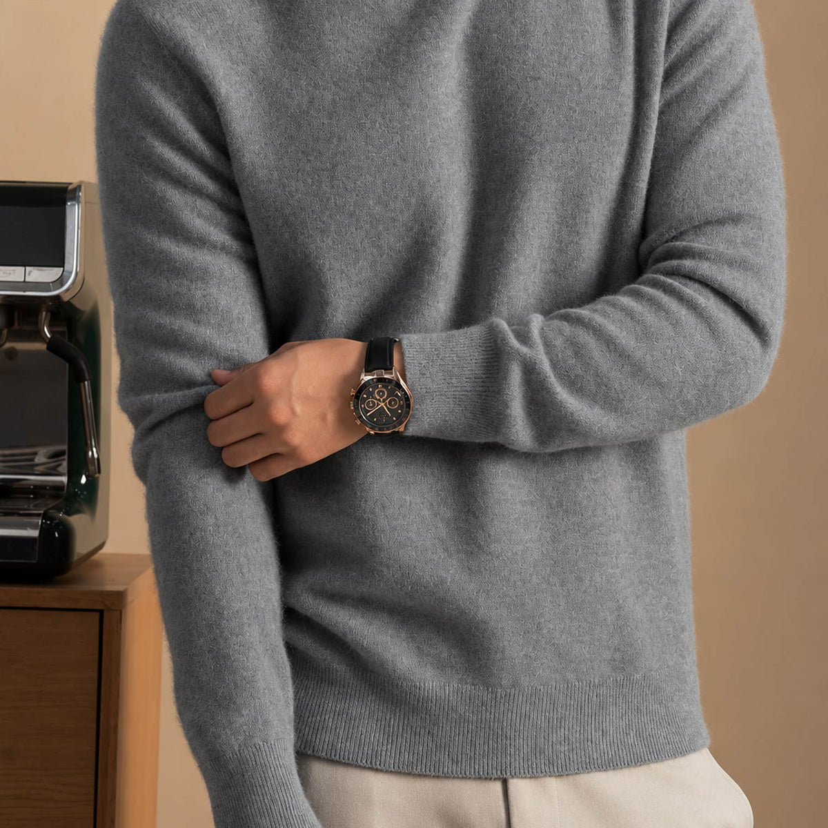 Turbo Extreme Rabbit Wool Turtleneck Pullover Imported High Neck
