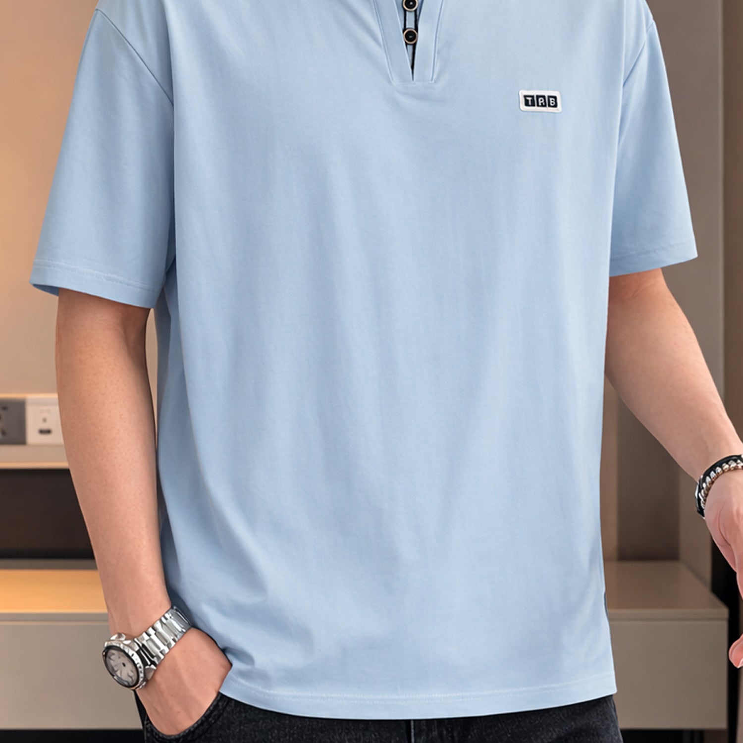 Turbo TRB Club V-Neck Men's Tee