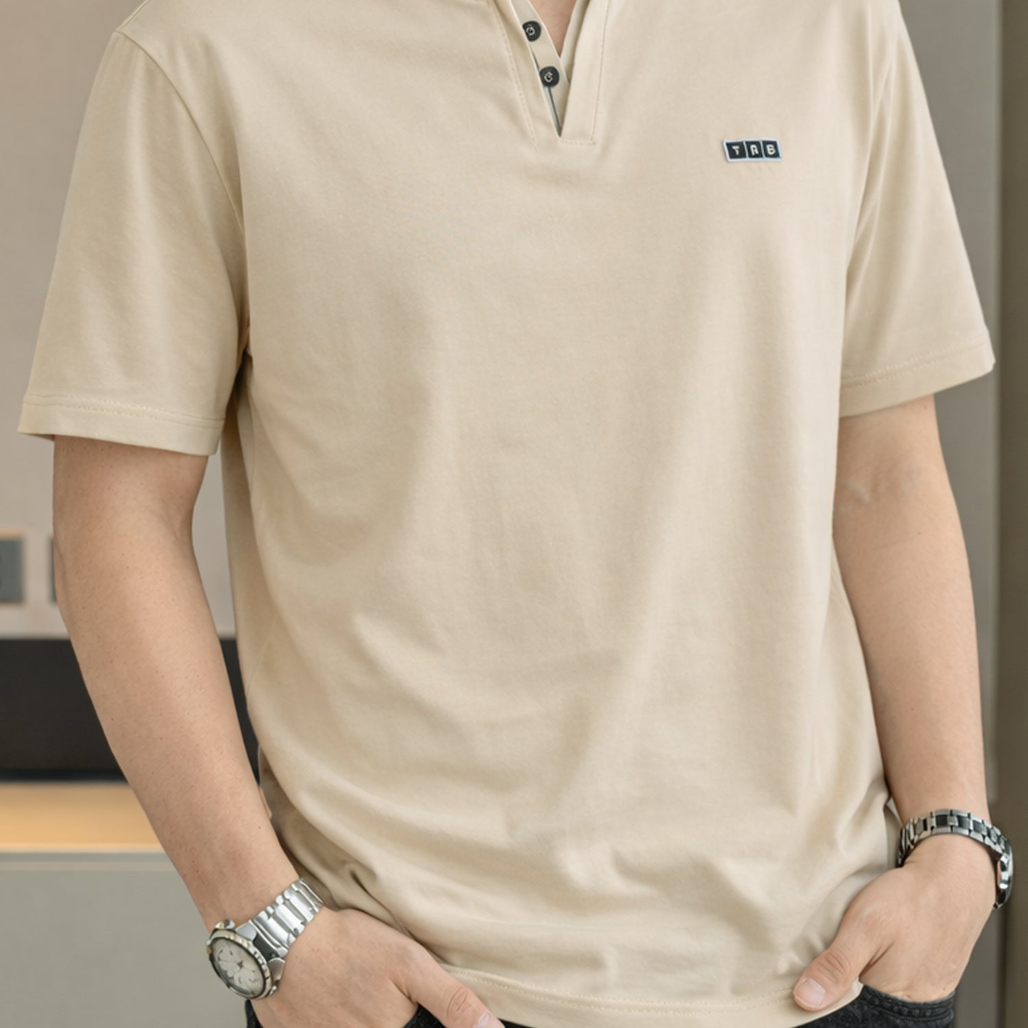 Turbo TRB Club V-Neck Men's Tee