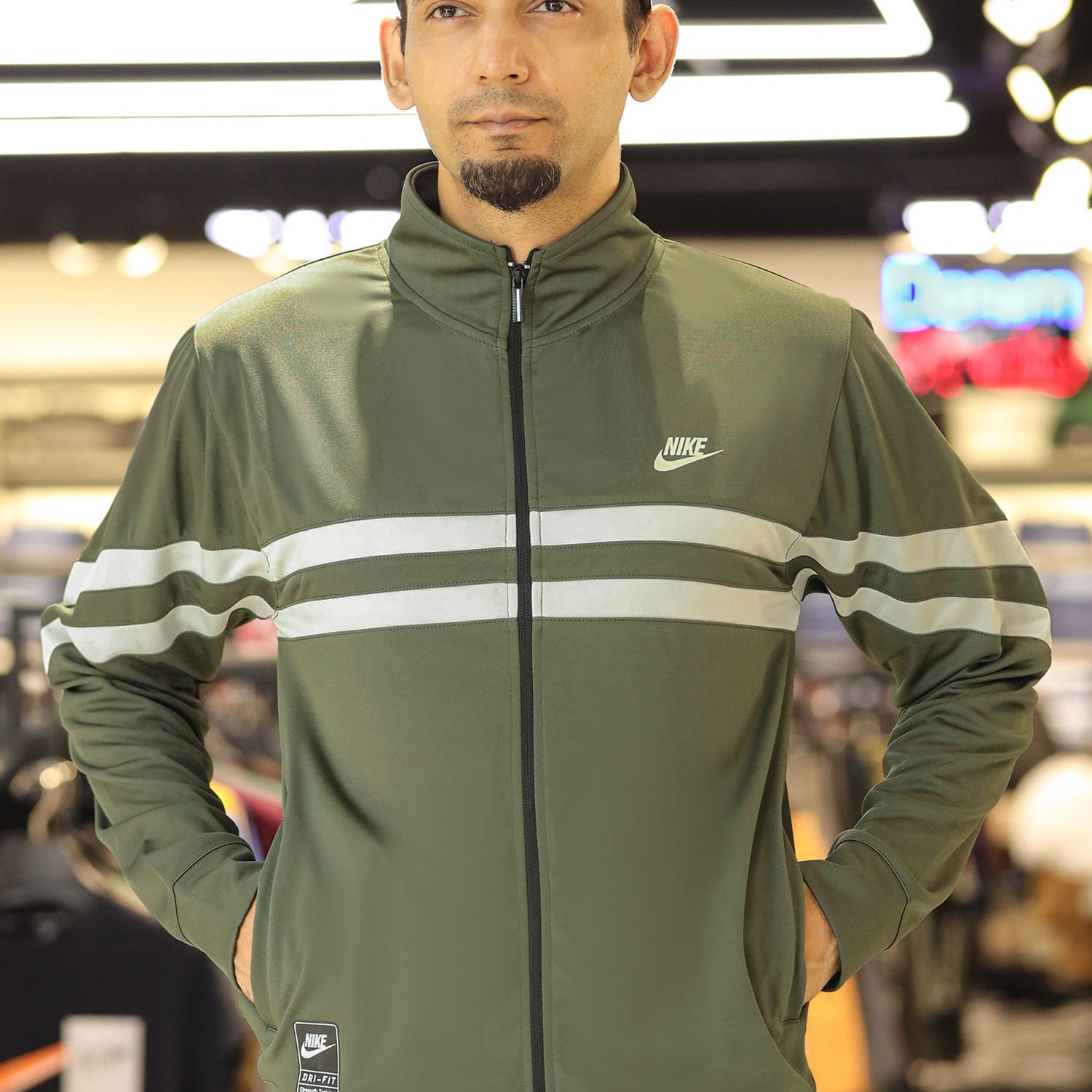 Nke Track Top "Pitch" Men Zipper Upper