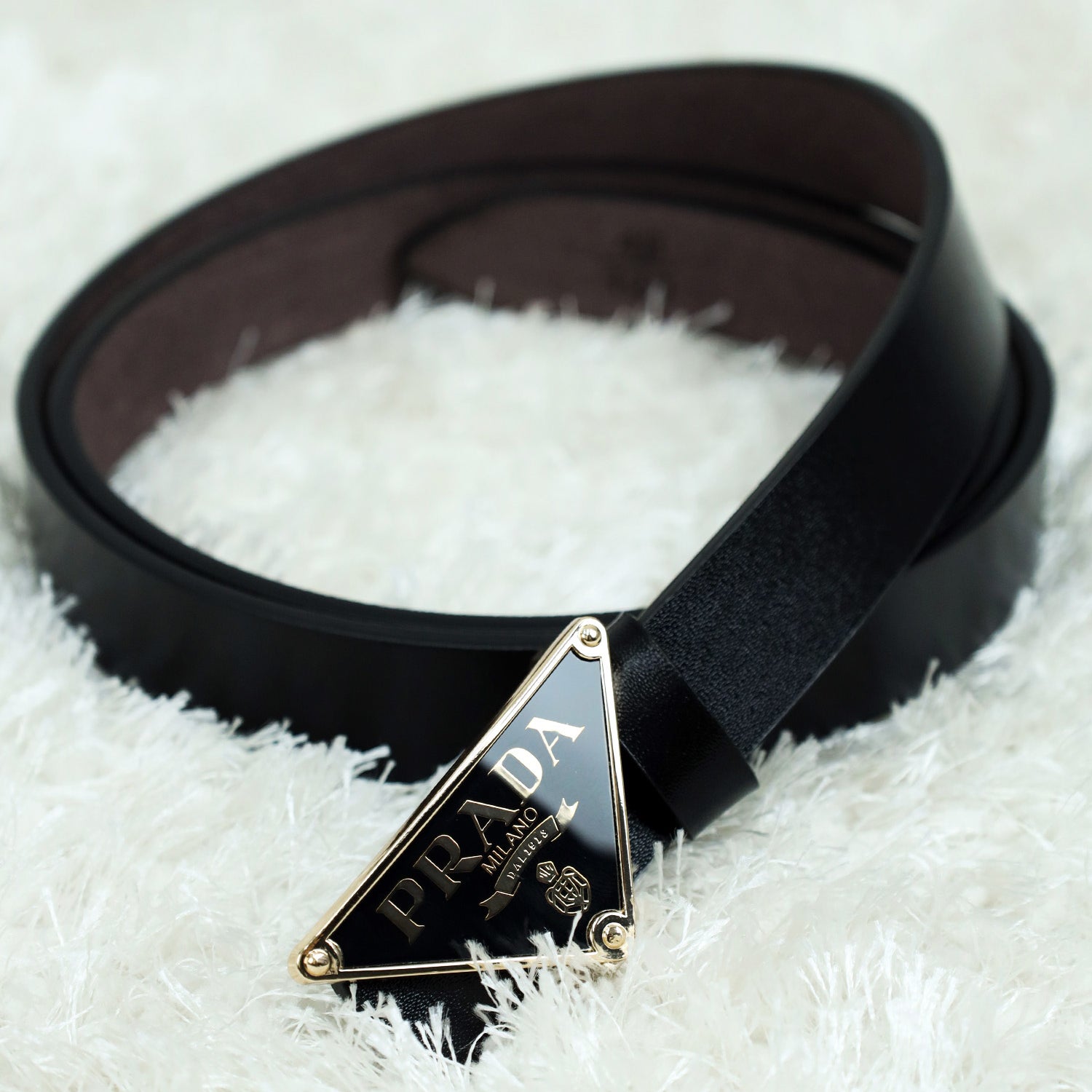 Prda Metal Alloy Automatic Buckle Branded Belt