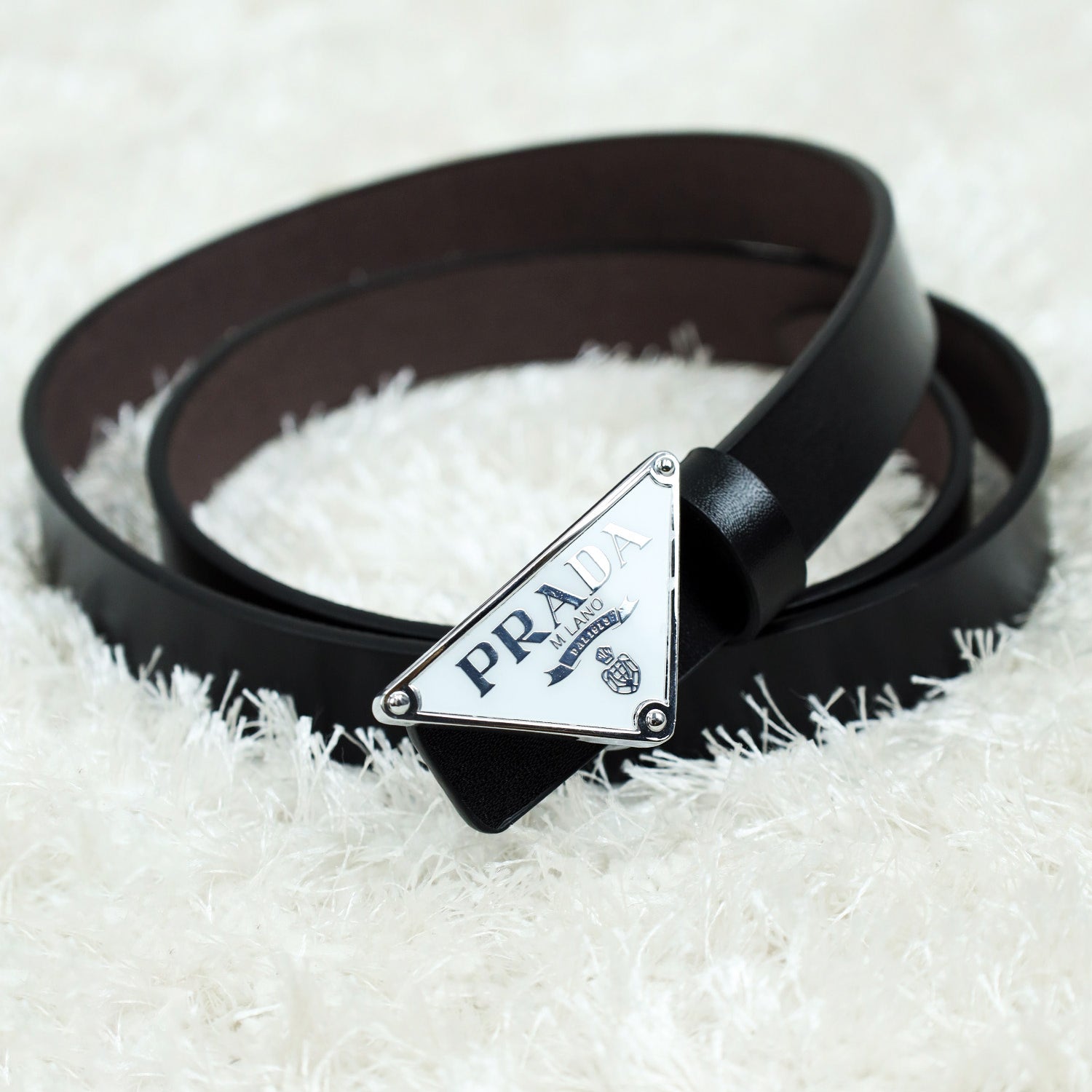 Prda Metal Alloy Automatic Buckle Branded Belt