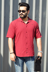Turbo Textured Relaxed Fit Casual Shirt