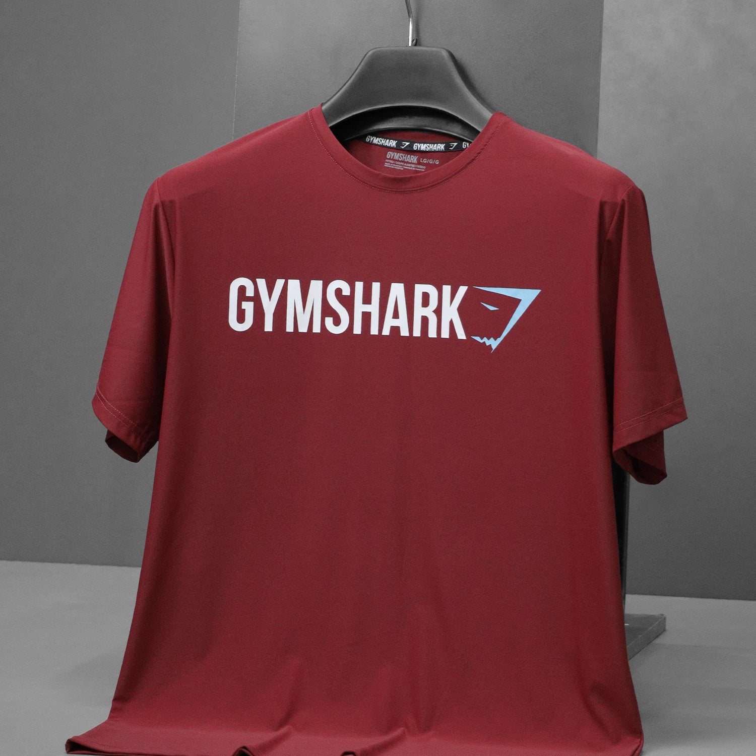 Gym Shrk Athletic Workout Men's Dry-Fit Tee