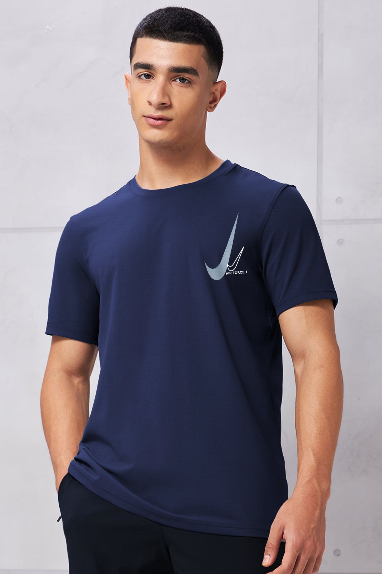 Nke Air Force Front Logo Dry Fit Tee