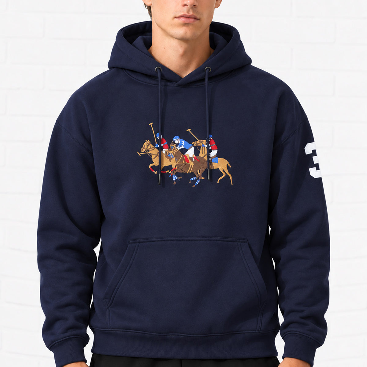 Polo Raph Luren Triple-Pony Men's Hoodie
