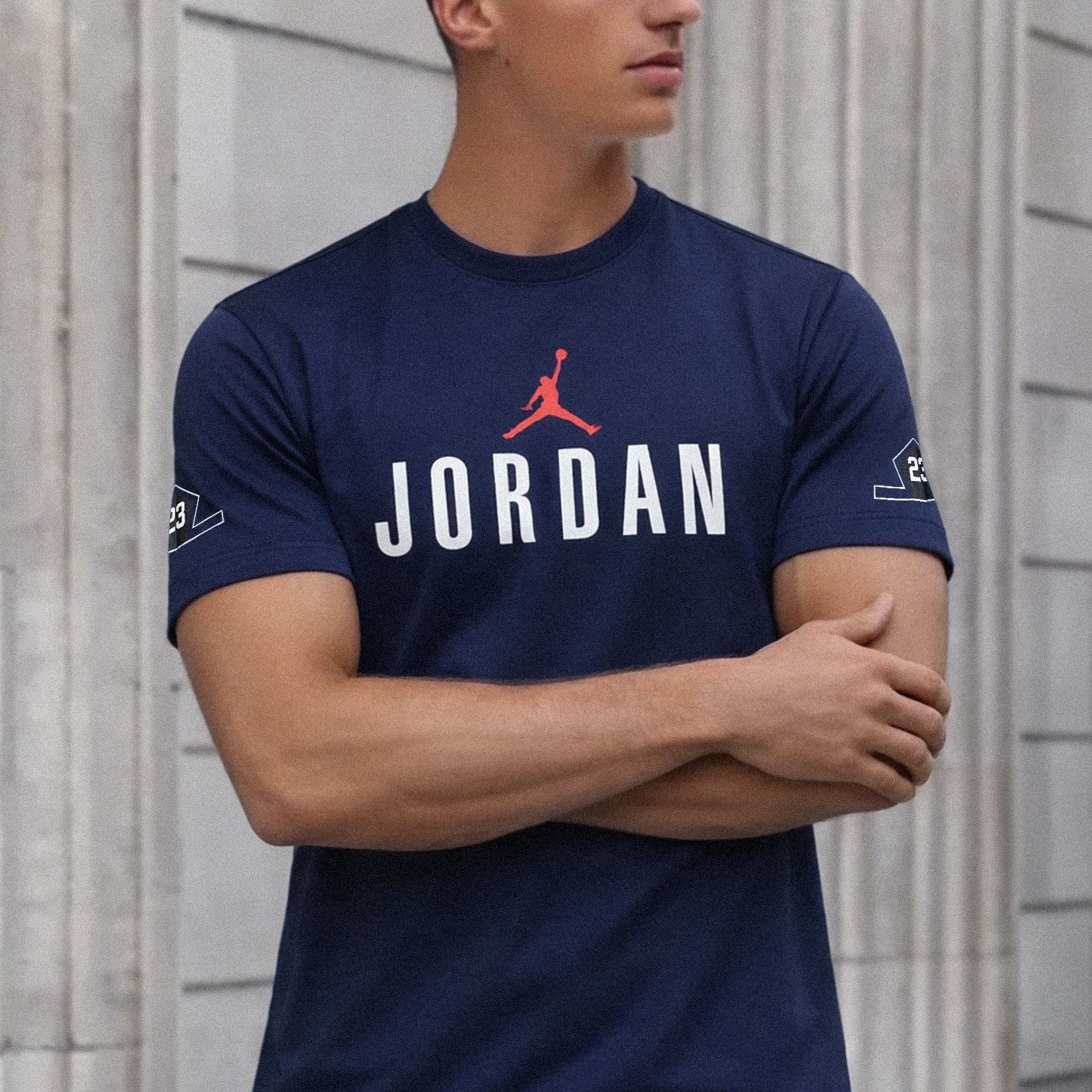 Jrdn Strech Crew Men's Tee