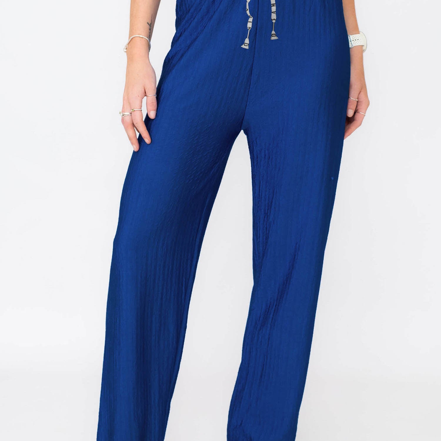 MaakeMeChic PaperBag Fancy Style Flapper Trouser - Women