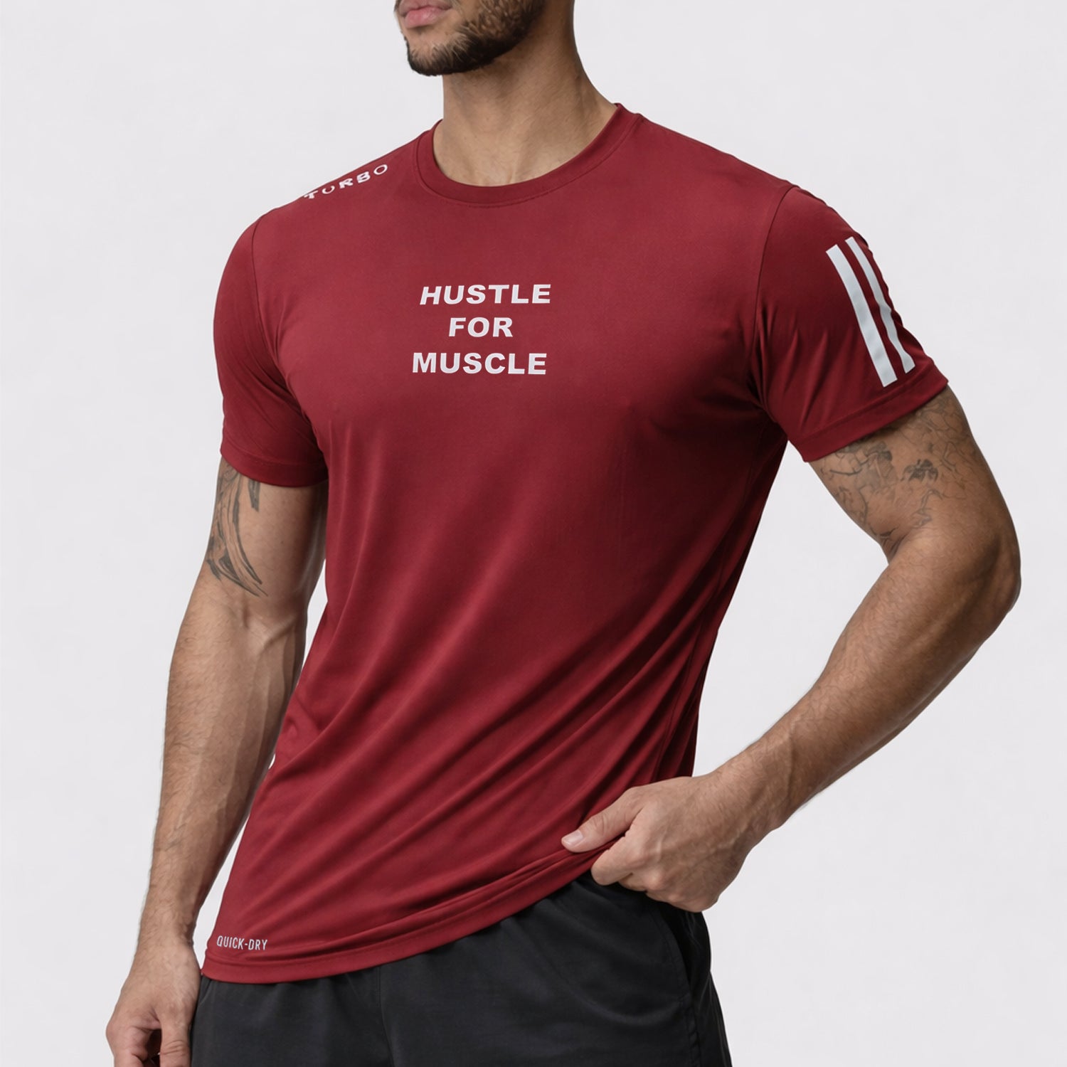 Turbo Hustle For Muscle Imp Dry-Fit Tee