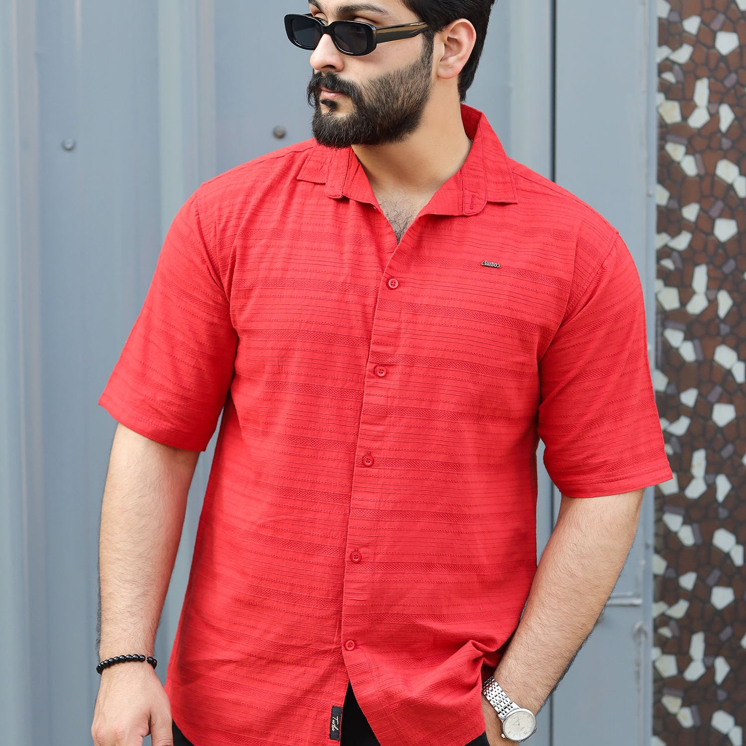 Turbo Knit Craft Crochet Casual Shirt