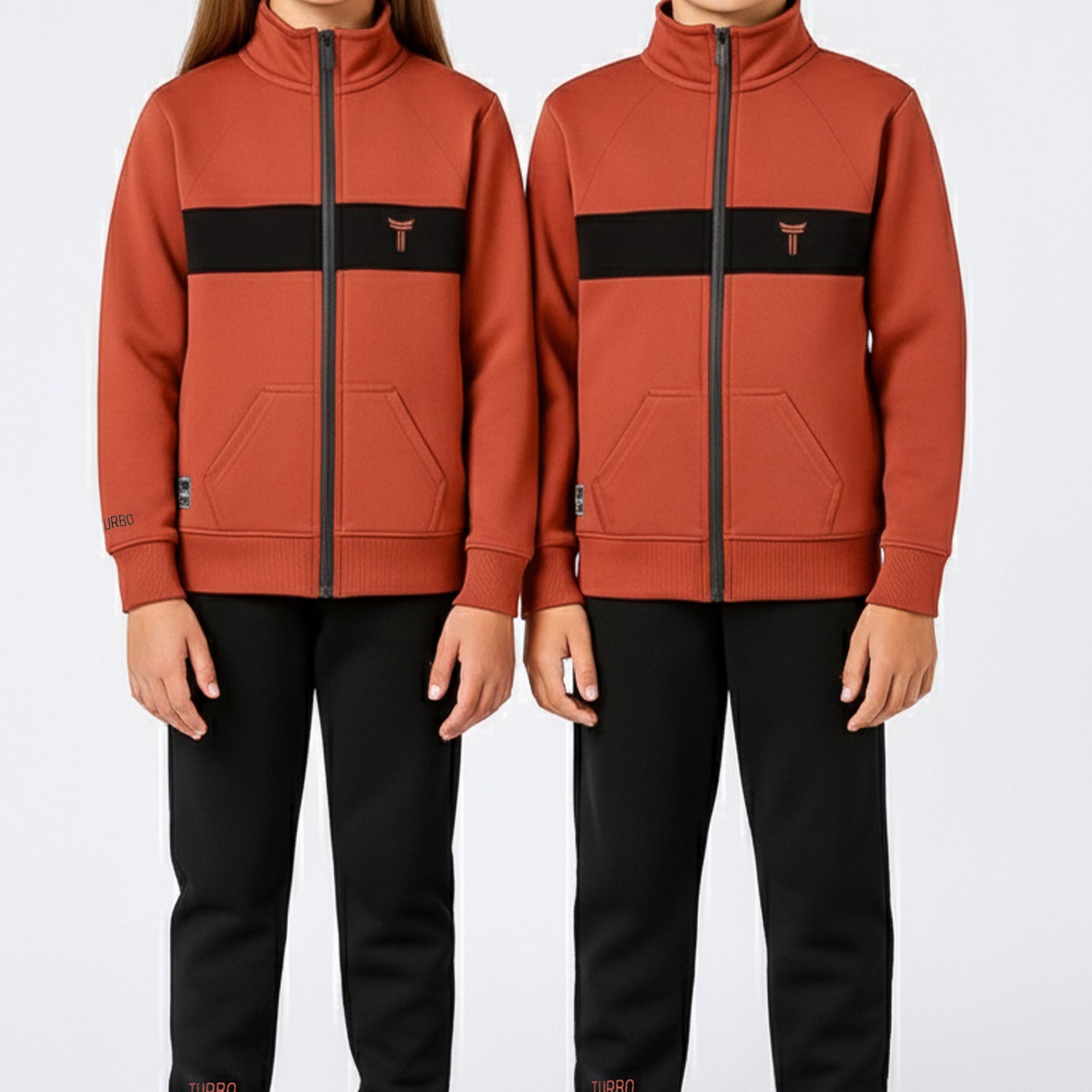 Turbo TrainFit Panel Unisex Younger Kids Tracksuit