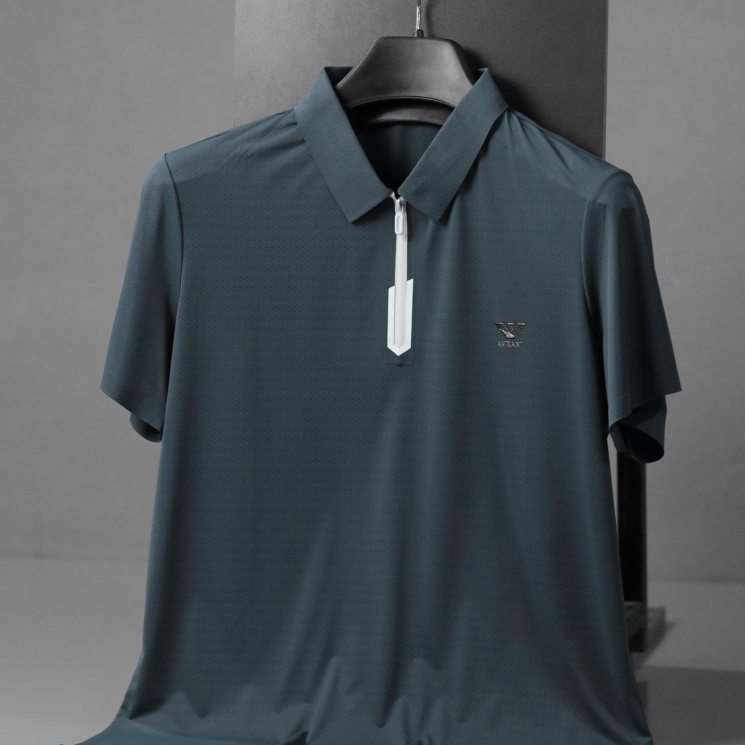 Armni Breathable Gym & Sport Top Imp Dry-Fit Polo