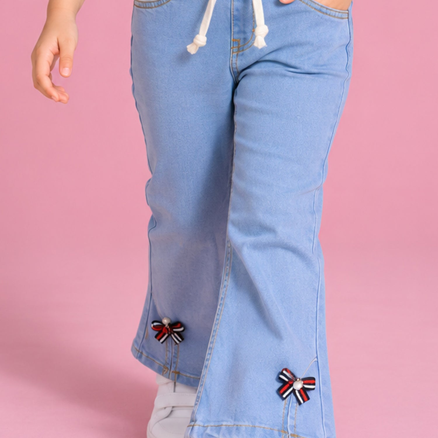 Turbo Bell Bottom Jeans For Girls