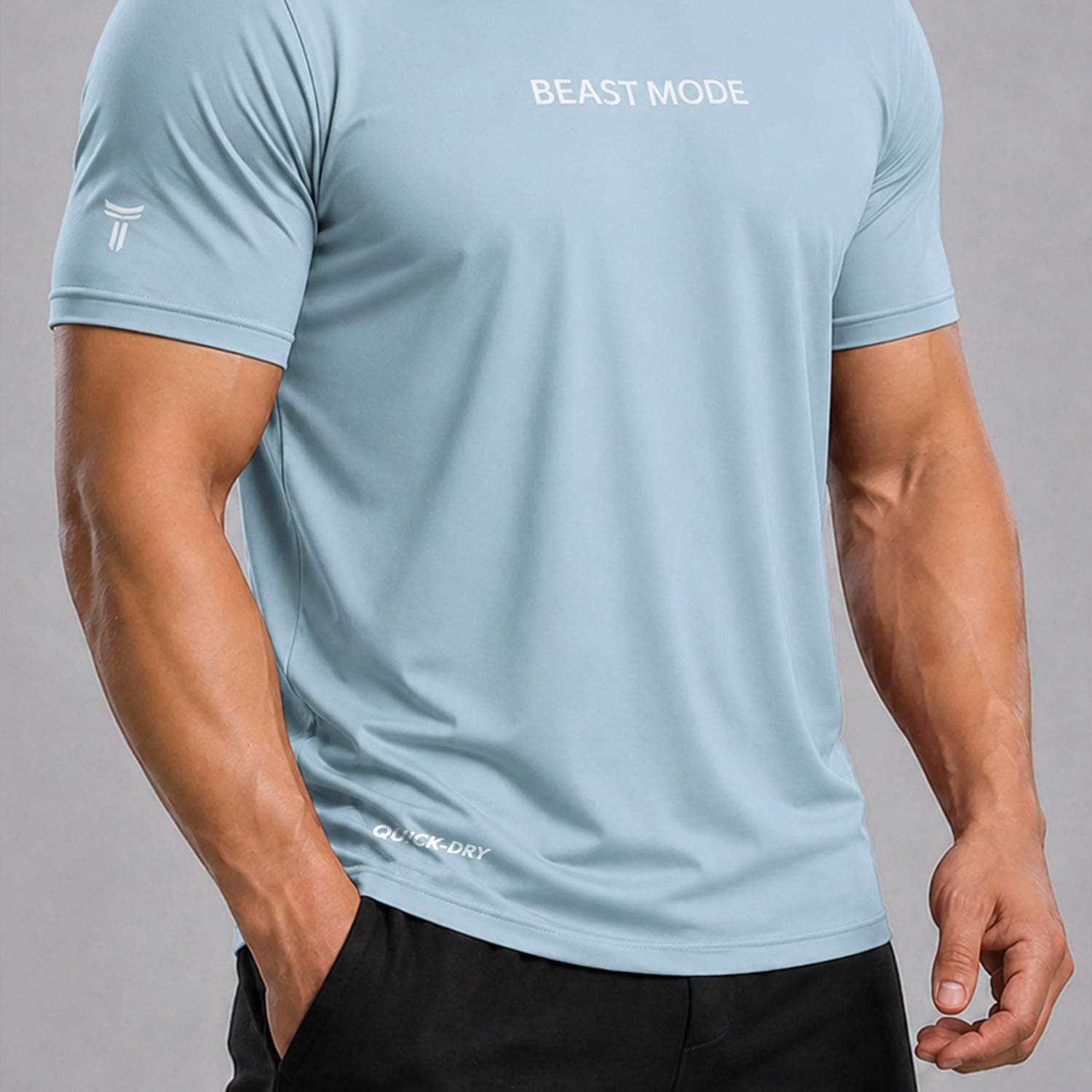 Turbo Gym Apparel Beast Mode Dry-Fit Tee