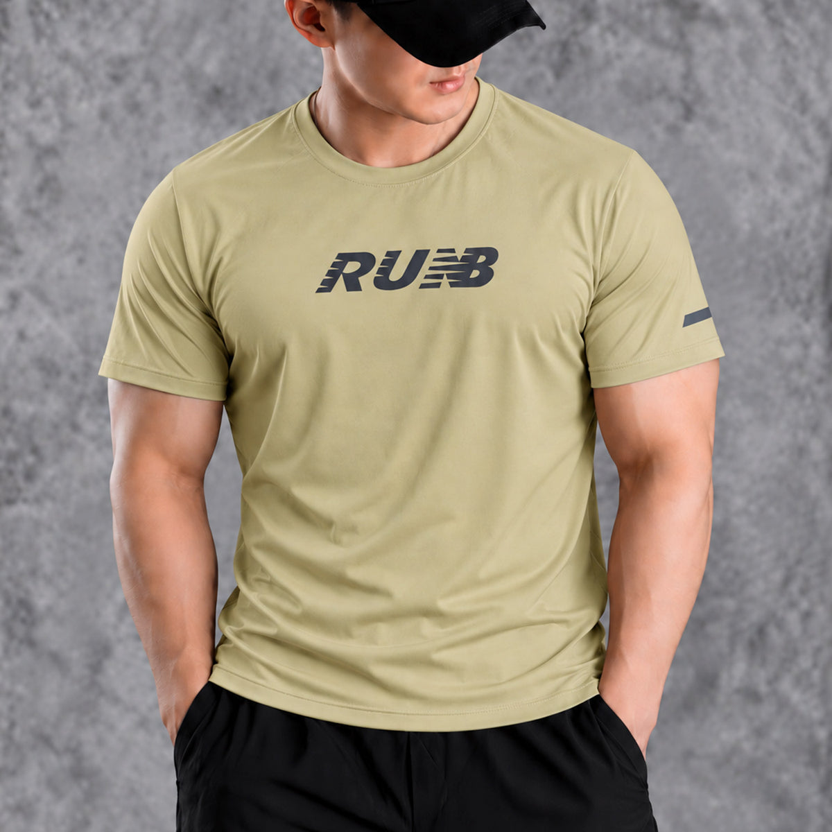 New Blnce Run Graphic Performance Dry-Fit Tee