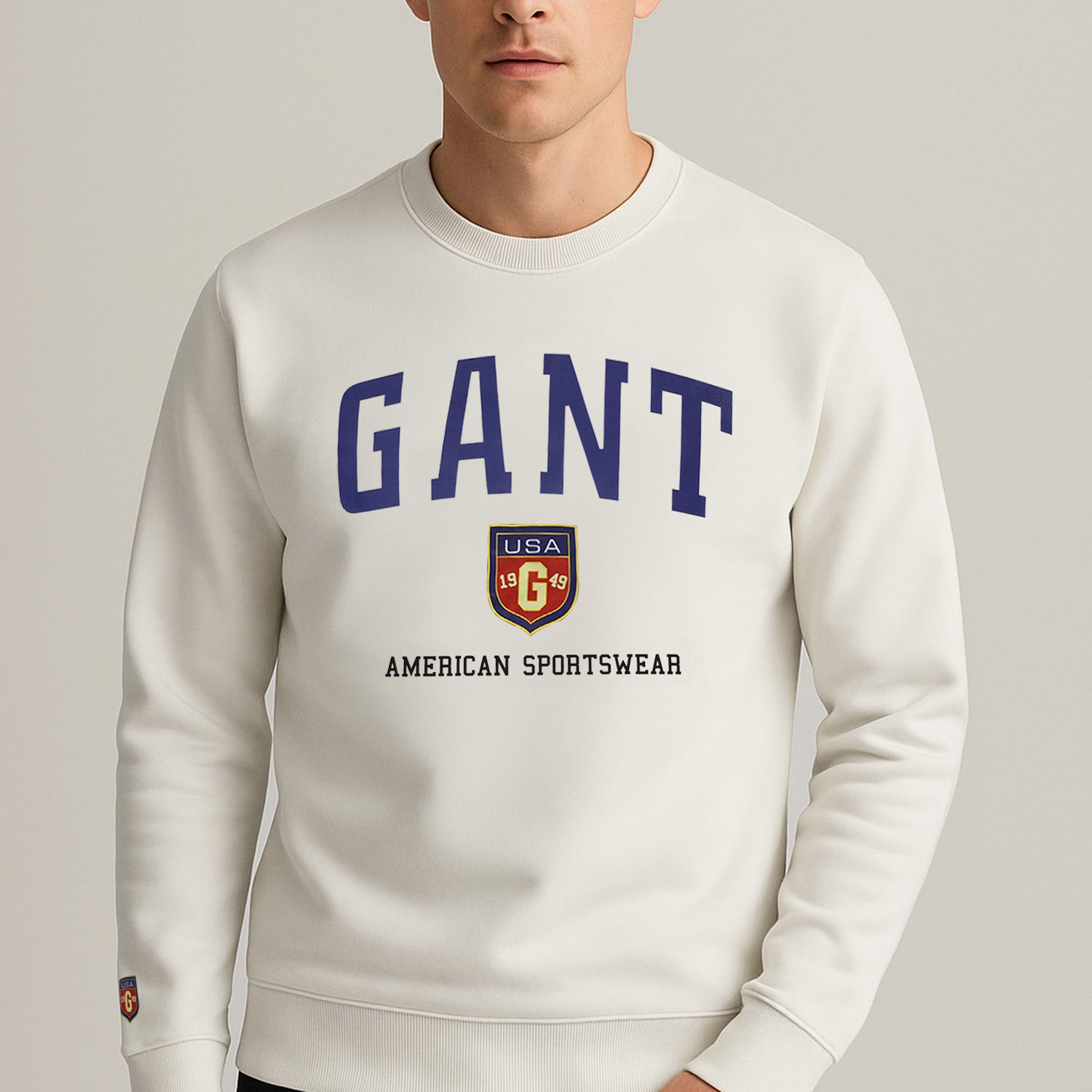 Gant Graphic TurtleNeck Imported Men's Sweatshirt