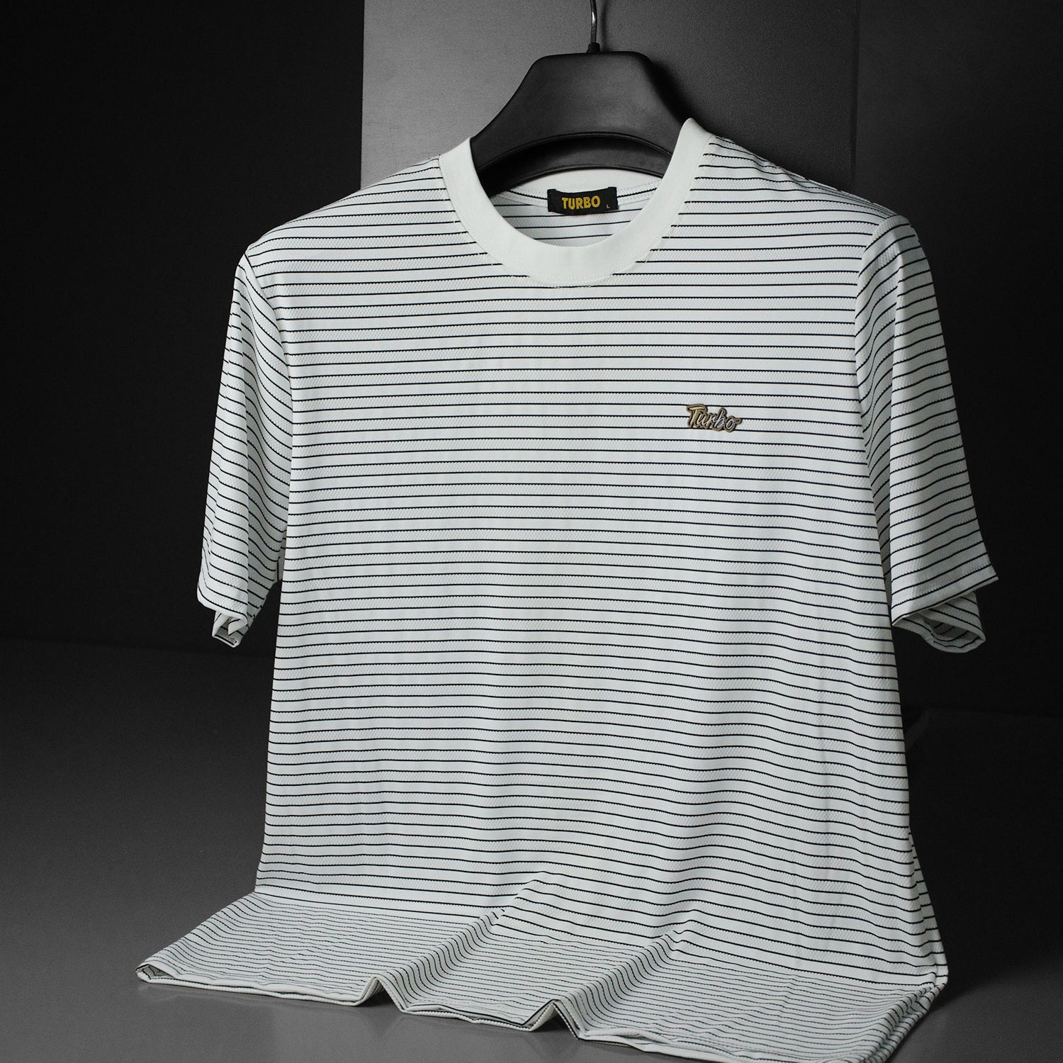 Turbo Horizontal Stripes Design Tee