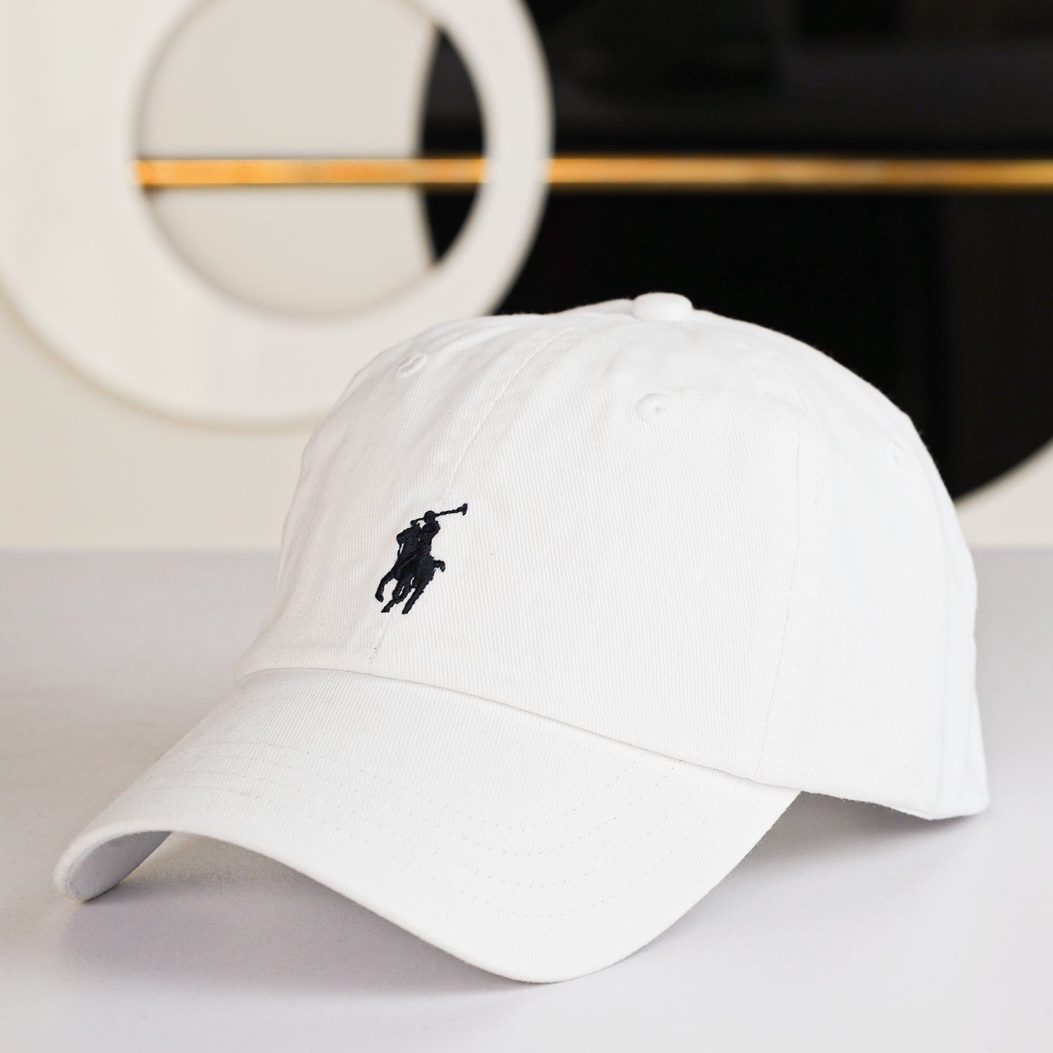 Rph Lren Polo Striped Oxford Imp Shamery Cotton Cap