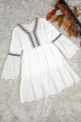 Embroidered Design Sewing Pattern Turkish Imported Top