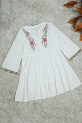 Embroidered Design Frock Style Turkish Imported Top