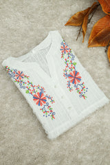 Embroidered Design Frock Style Turkish Imported Top