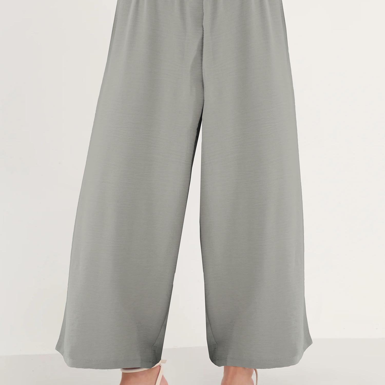 Trendy Button Threadz Belted Comfy Flapper Trouser - Women