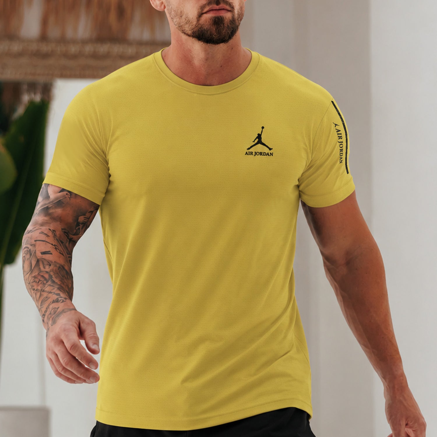 Jrdn Moisture-Wicking Round Neck Imp Dry-Fit Tee