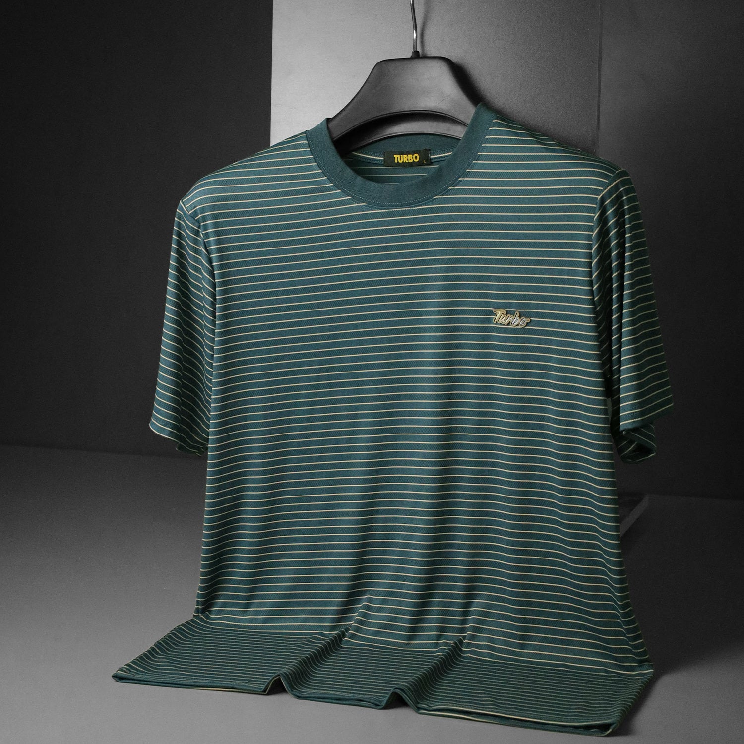 Turbo Horizontal Stripes Design Tee