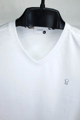 Plain V Neck Design T-Shirt