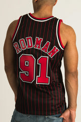Chcago Bulls Denis Rodman 91 Men Sando