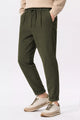 Turbo Urban-Fit Single Plate Waffle Trouser In Olive Green