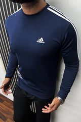 Adds Branded Men's Sweatshirt In Navy Blue