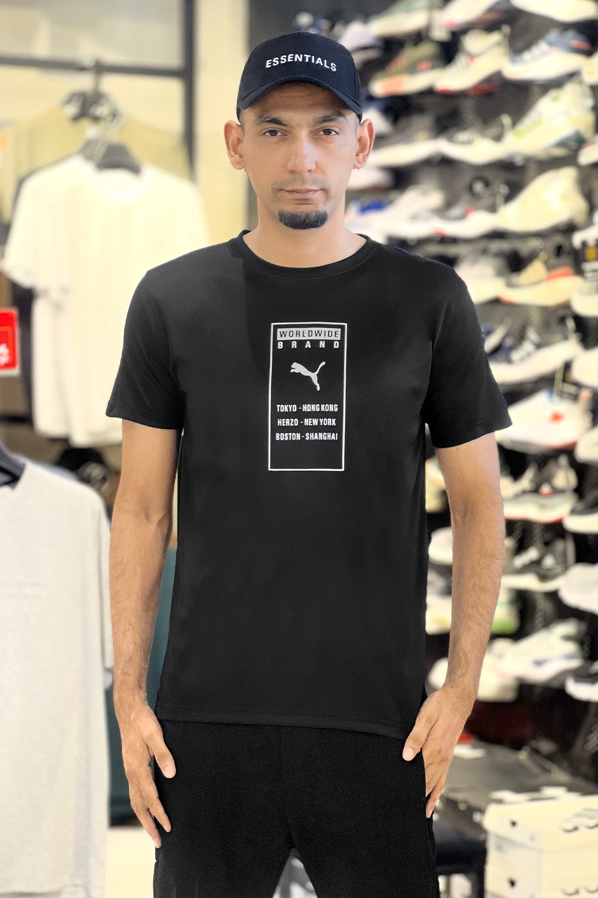 Pma Performance Dry-Fit Tee with Classic Logo In Black