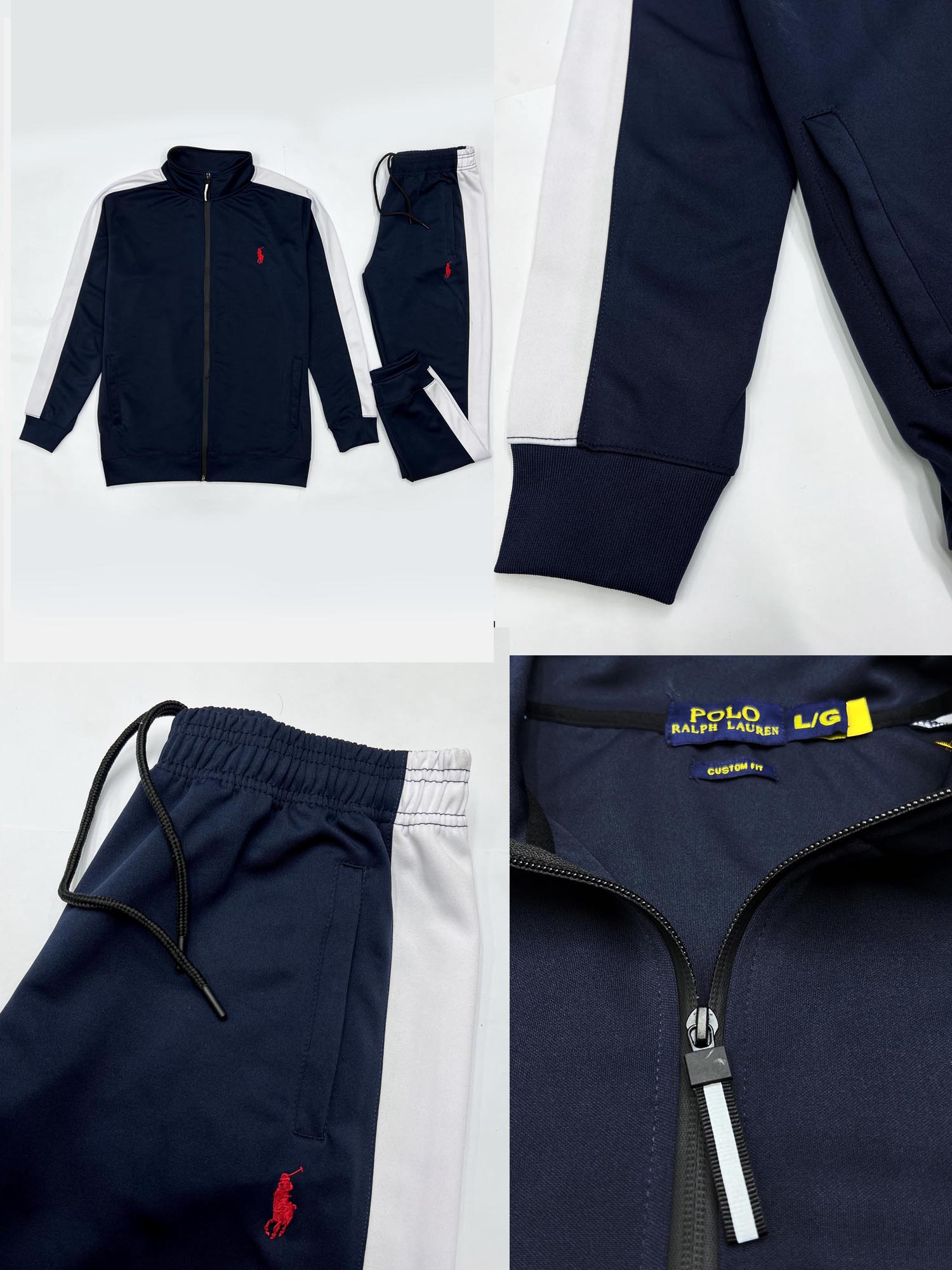 Polo Embroidered Logo Tracksuit