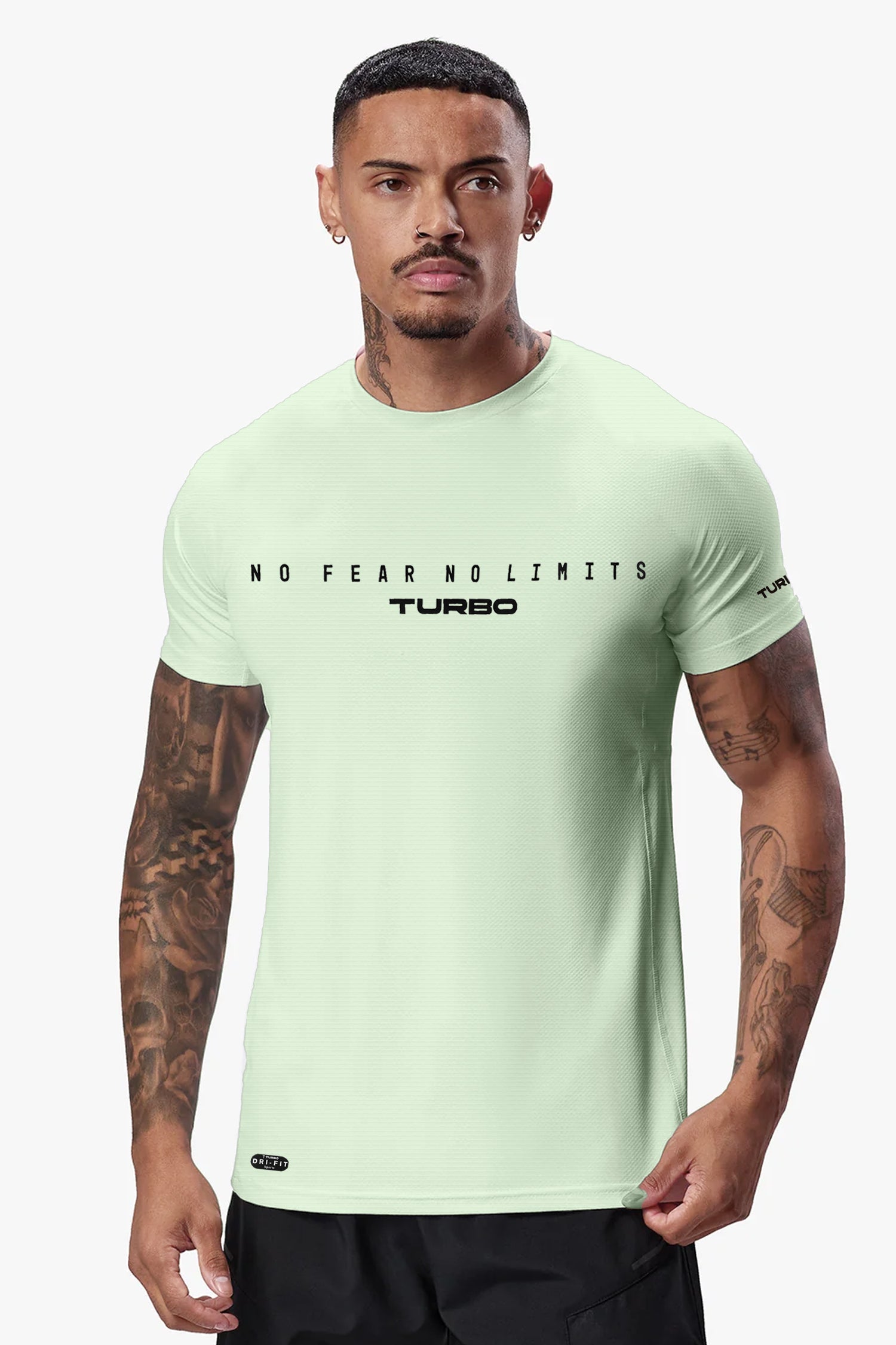 Turbo Motivational Quote ClimaCool Dry-Fit Tee