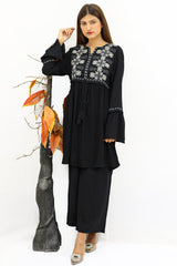 Floral Embroidery Design Turkish Imported Top