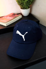 Pma Embroidered Logo Cotton Cap In Navy Blue