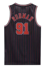 Chcago Bulls Denis Rodman 91 Men Sando