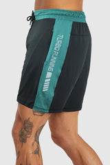 Turbo Training Side Stripe Shorts In Black