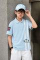 LA Mrtin Side Striped Style Younger Kids Polo Shirt