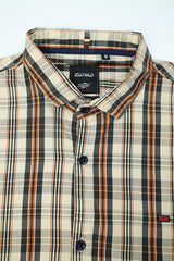Double Lining Check Full Sleeve Casual Shirt