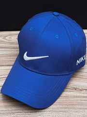 Nke Embroidered Logo Cap In Royal Blue