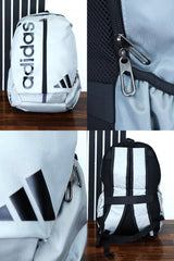 Adds Front Logo Backpack in Light Grey