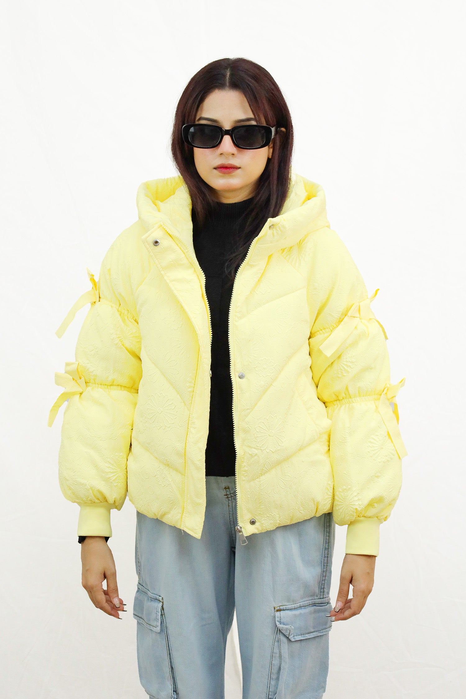 Winter Edition Quilted Hooded Women Imported Puffer Jacket